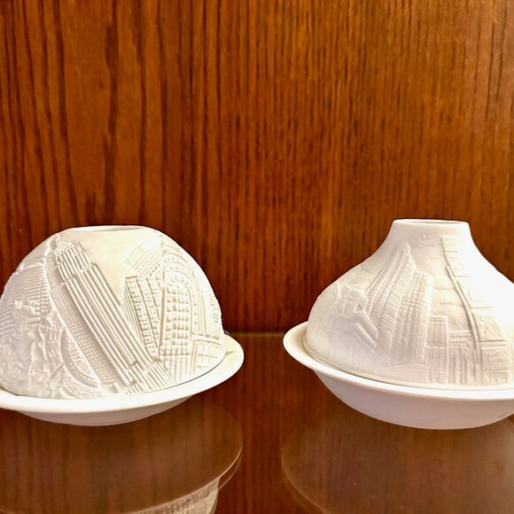 Limoges Vintage votive candle holders from the Millenium - Picture 7 of 9